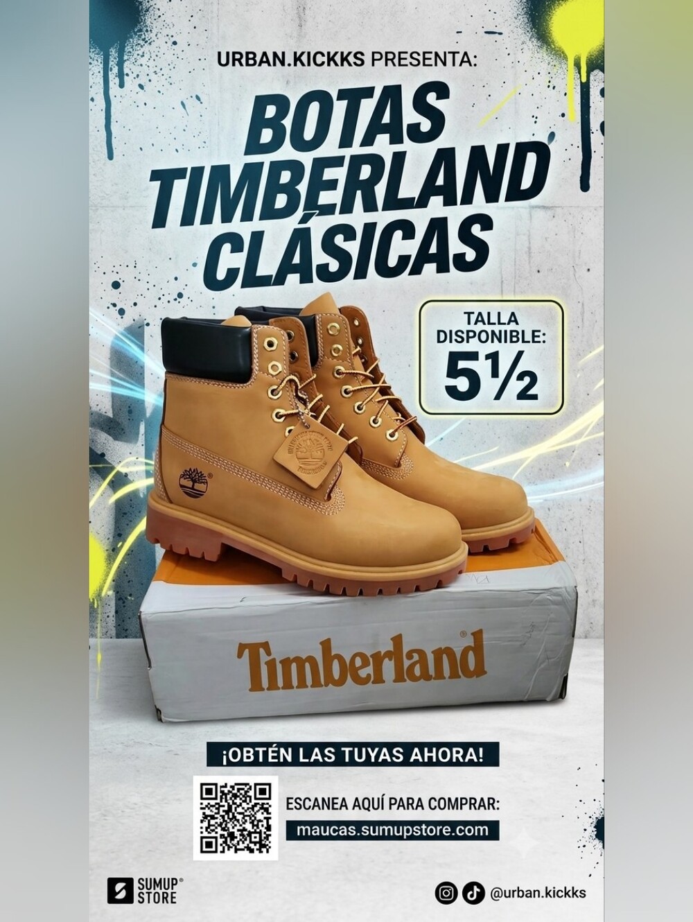 Timberland Wheat Tan Classic Boots with Black Collar